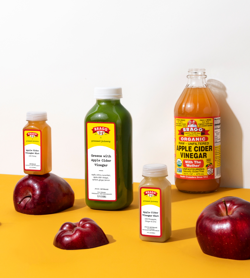 apples and pressed juicery bragg apple cider vinegar juices and shots
